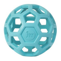 JW Hol-ee Roller turquoise | Balle ajourée pour chien