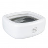 Abreuvoir anti-déversement square blanc/gris 1,5L