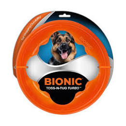 BIONIC Toss-N-Tug Turbo | Jouet de lancer chien