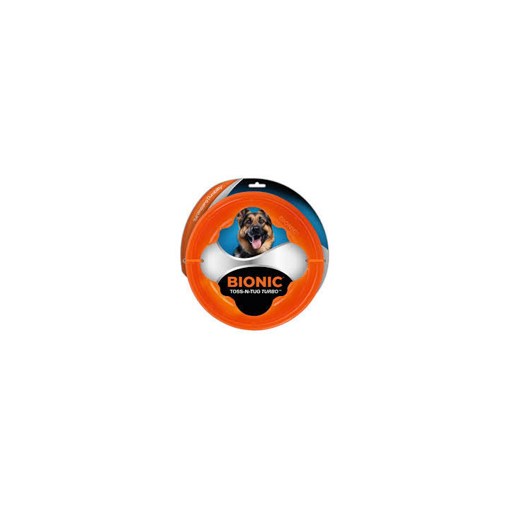 BIONIC Toss-N-Tug Turbo | Jouet de lancer chien