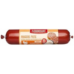 Saucisse Fleischeslust Dinde Maigre avec Riz, Carottes et moules aux orles Vertes 400g