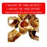 Trachées de boeuf 5cm 150g + 1 sachet de 150g offert (soit 300g pour 5€)