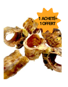 Trachées de boeuf 5cm 150g + 1 sachet de 150g offert (soit 300g pour 5€)