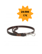 Laisse cuir 100cm/14mm diamond dog trendy duvo+ (prix initial 24.90)