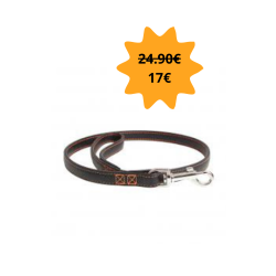 Laisse cuir 100cm/14mm diamond dog trendy (prix initial 24.90)