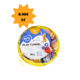 Duvo+ Tunnel de jeu pour chat | Tunnel avec clochette
