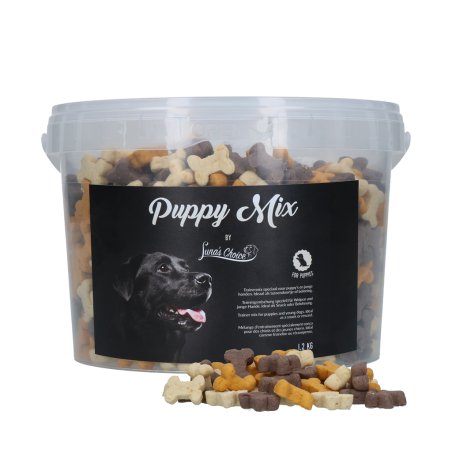 Puppy mix luna's choice friandises pour chiot seau de 1.2kg