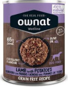 ownat wetline patée Agneau et Pommes de terre 395g