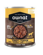 Ownat wetline patée Dinde et citrouille 395g