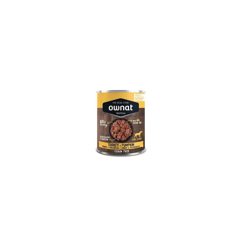 Ownat wetline patée Dinde et citrouille 395g