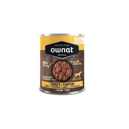 Ownat wetline patée Dinde et citrouille 395g