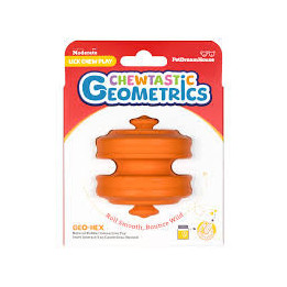 ChewTastic Geo-Hex | Jouet à garnir pour chien