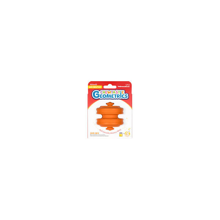 ChewTastic Geo-Hex | Jouet à garnir pour chien