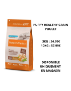 Nature's variety puppy healthy grain medium/maxi poulet (3kg ou 10kg)