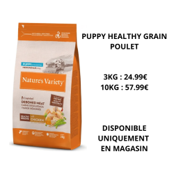 Nature's variety puppy healthy grain medium/maxi poulet (3kg ou 10kg)
