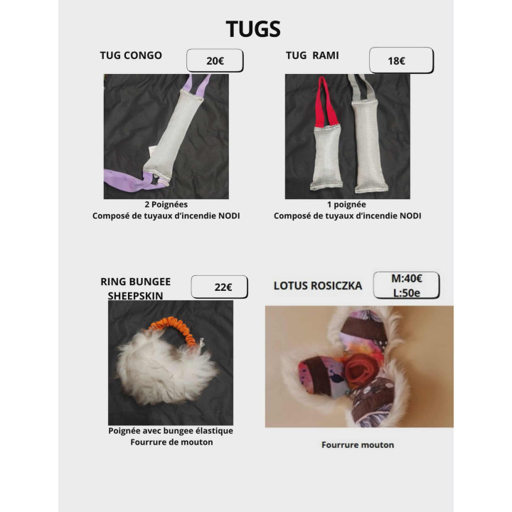 Tugs de motivation chien | Agility & sport canin