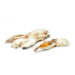 Oreilles de lapin avec poils 500 g | Friandise chien