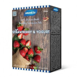 Biscuits smookies Fraise et Yaourt 200 g pour chiens