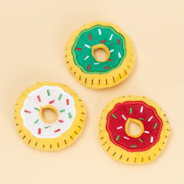 ZippyClaws Mini Donutz x3 pour chat | Nature Hito Croq