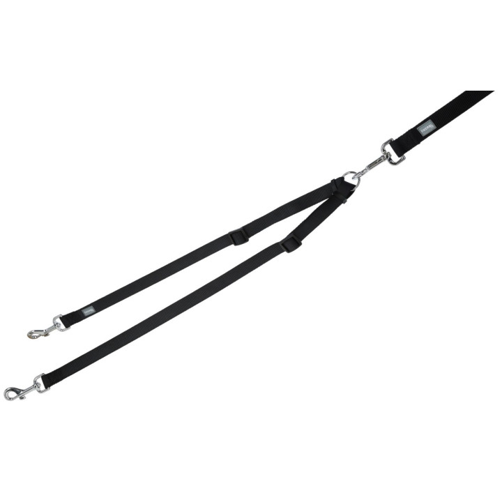 Coupleur de laisse 2 chiens réglable 40–70 cm