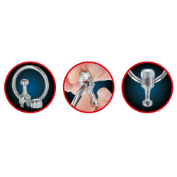 Laisse plate aimantée GoLeyGo 2.0 140-200cm/20mm pour chien jusqu'à 60kg