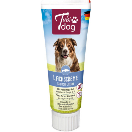 Tubi dog crème de saumon pour chien 75 g