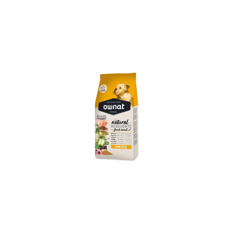 Ownat classic lamb&rice (dog) 20 Kg
