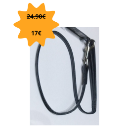 Laisse cuir 100cm/16mm diamond dog chic duvo+