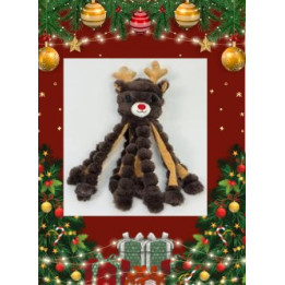 Peluche de Noël chien GOR REEF Holiday Reindeer | Renne