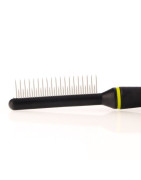 Peigne pour les fourrures épaisses, double pelage et lors des mues