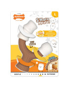 Nylabone bois chamallow saveur cacahuète et guimauve