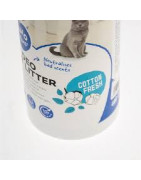 Désodorisant litière chats odeur coton frais 400g
