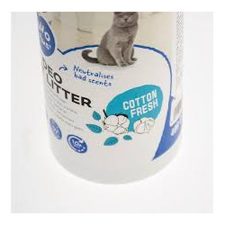 Désodorisant litière chats odeur coton frais 400g