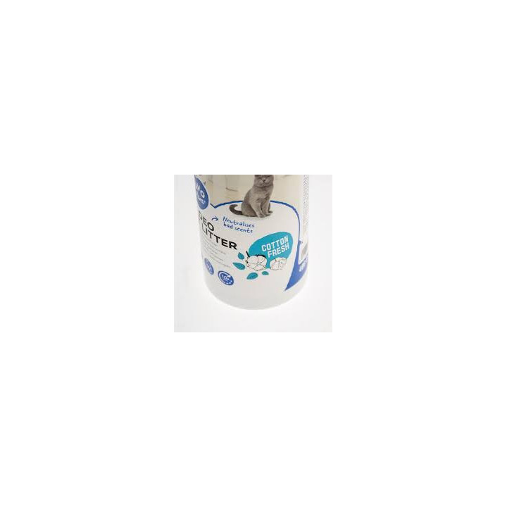 Désodorisant litière chat Coton Frais 400 g | Duvo+