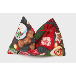 Coussin à bruissement Noël 4cats avec de la valériane