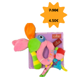 Jouet libellule chien & chat Chipie | Peluche avec grelot