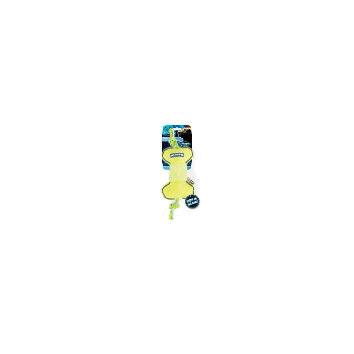 Jouet phosphorescent chien AFP K-Nite | Os avec corde