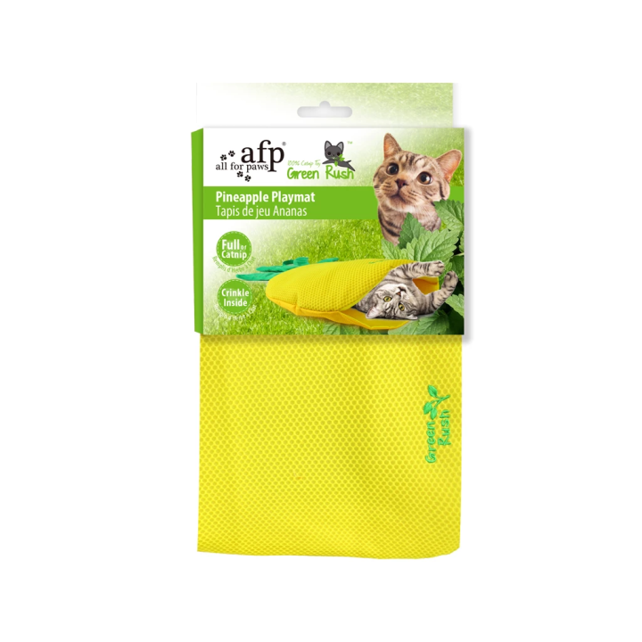 Tapis de jeu chat AFP Green Rush | Ananas Catnip