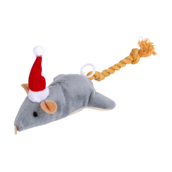 Souris vibrante chat | Jouet interactif qui bouge