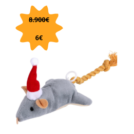 Souris vibrante chat | Jouet interactif qui bouge