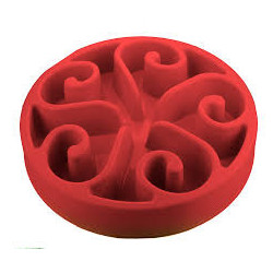 Gamelle anti-glouton Eat Slow Live Longer original rouge taille L