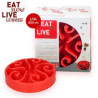 Gamelle anti-glouton Eat Slow Live Longer original rouge taille L