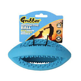 Ballon rugby chien Happy Pet Grubber | Jouet interactif