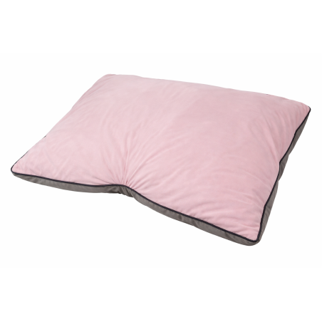 Coussin siesta soft poly candy rose clair duvo+ 100x70CM