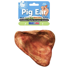 BarkBone Pig Ear Bacon 10 cm | Jouet nylon chien