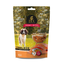 ERA Jerky Bites Saumon chien | Moule verte 90 g