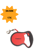 Laisse enrouleur walkabout 4.9m L(L jusqu'à 40.89 kg)