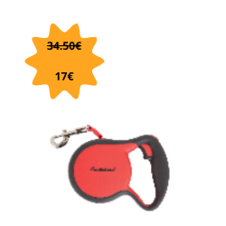 Laisse enrouleur walkabout 4.9m L(L jusqu'à 40.89 kg)