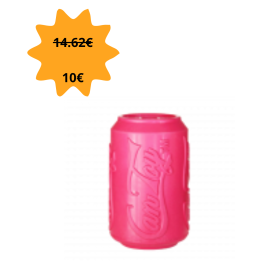 SodaPup Canette Rose | Jouet d’occupation pour chiot
