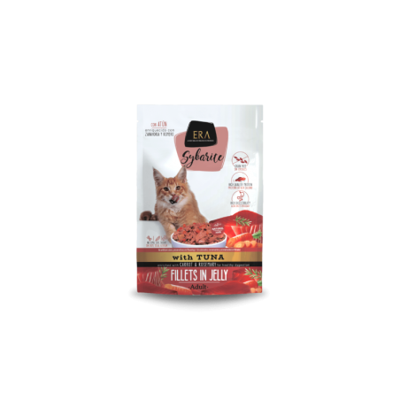 Era sybarite filets en gelée thon et du poulet,  enrichis avec des carottes et romarin 85g